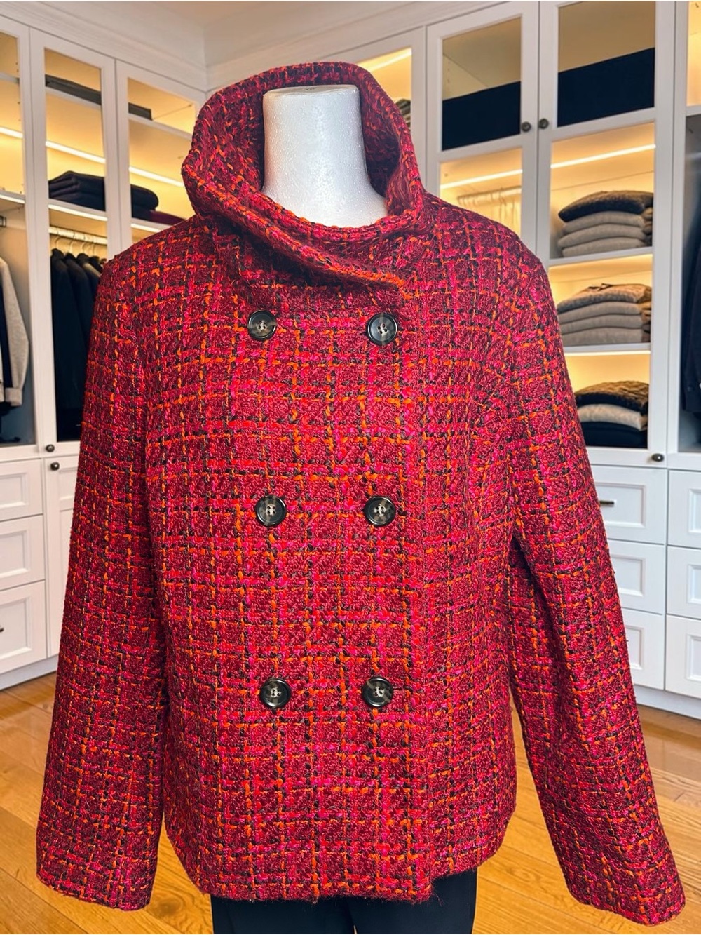 Talbots Red Tweed Wool Blend
Jacket Size 14 - Picture 2 of 16